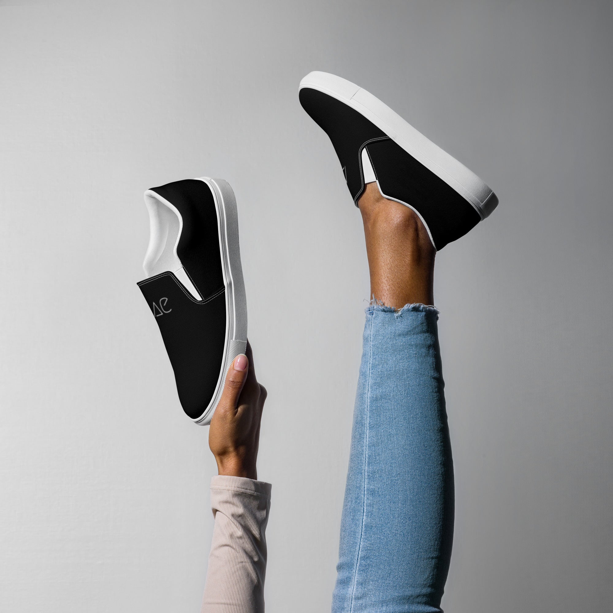 Aesthetic Clothing Company Ether Logo Canvas Womens Shoes