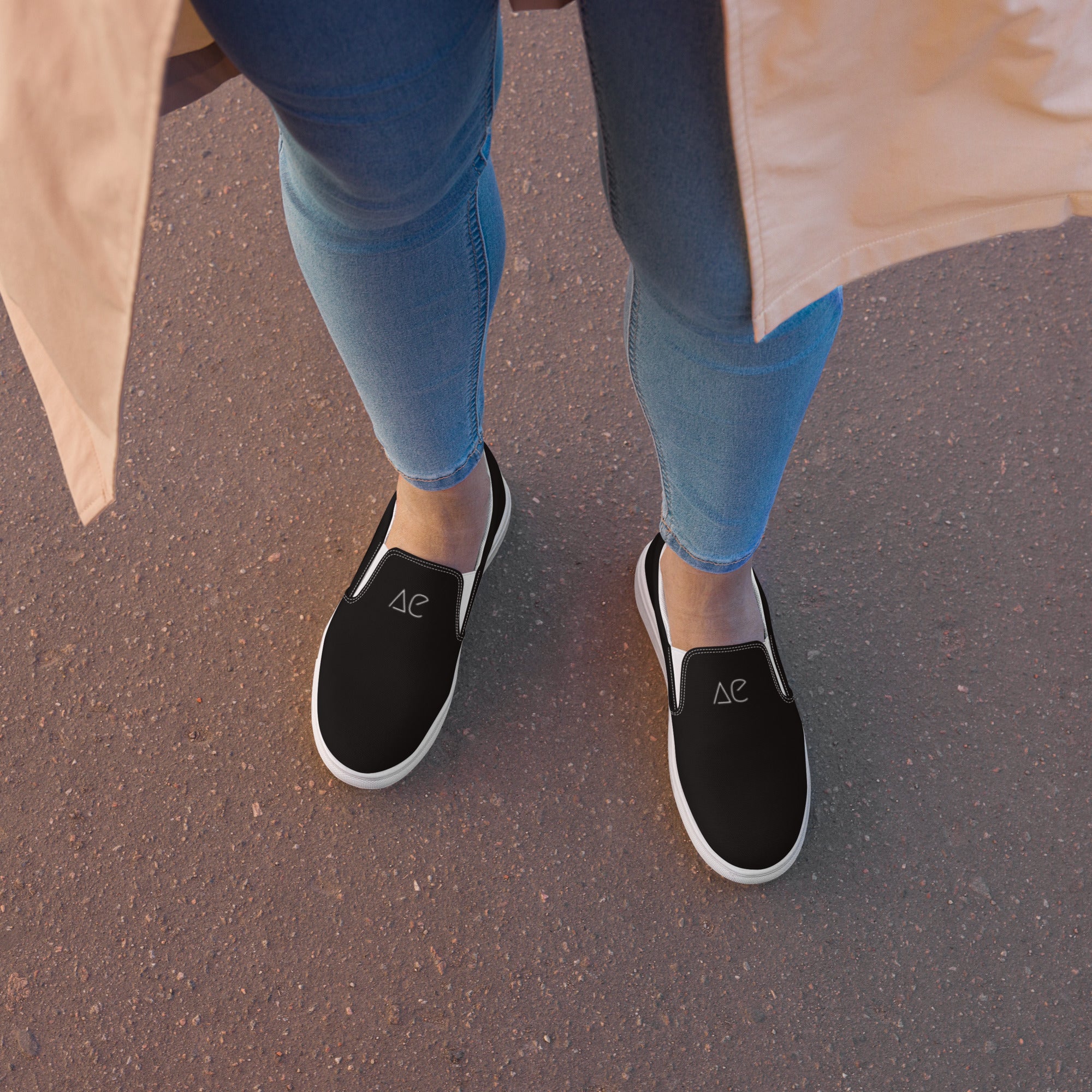 Aesthetic Clothing Company Ether Logo Canvas Womens Shoes