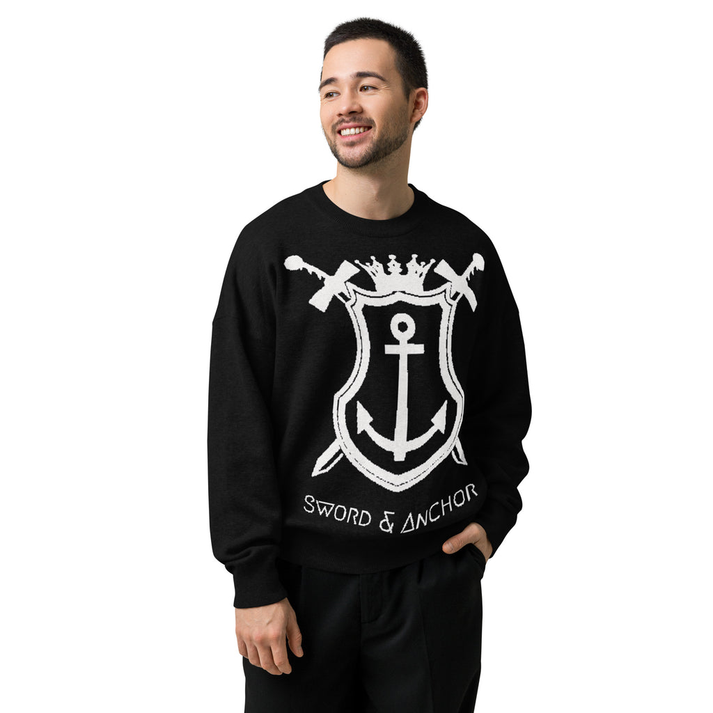 SWORD & ANCHOR KNITTED CREWNECK