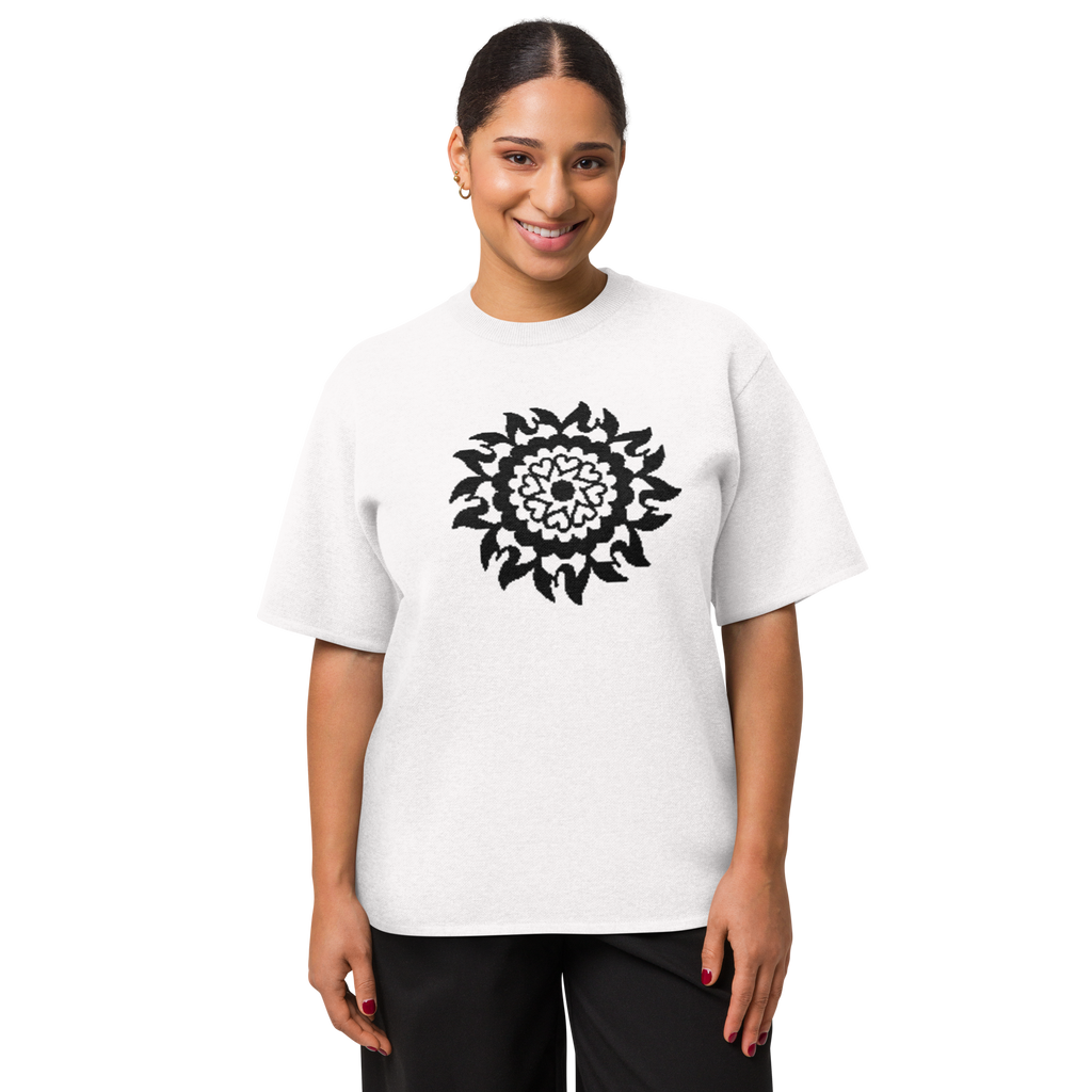 AXIS SOLAR FLAME MANDALA KNIT SHIRT