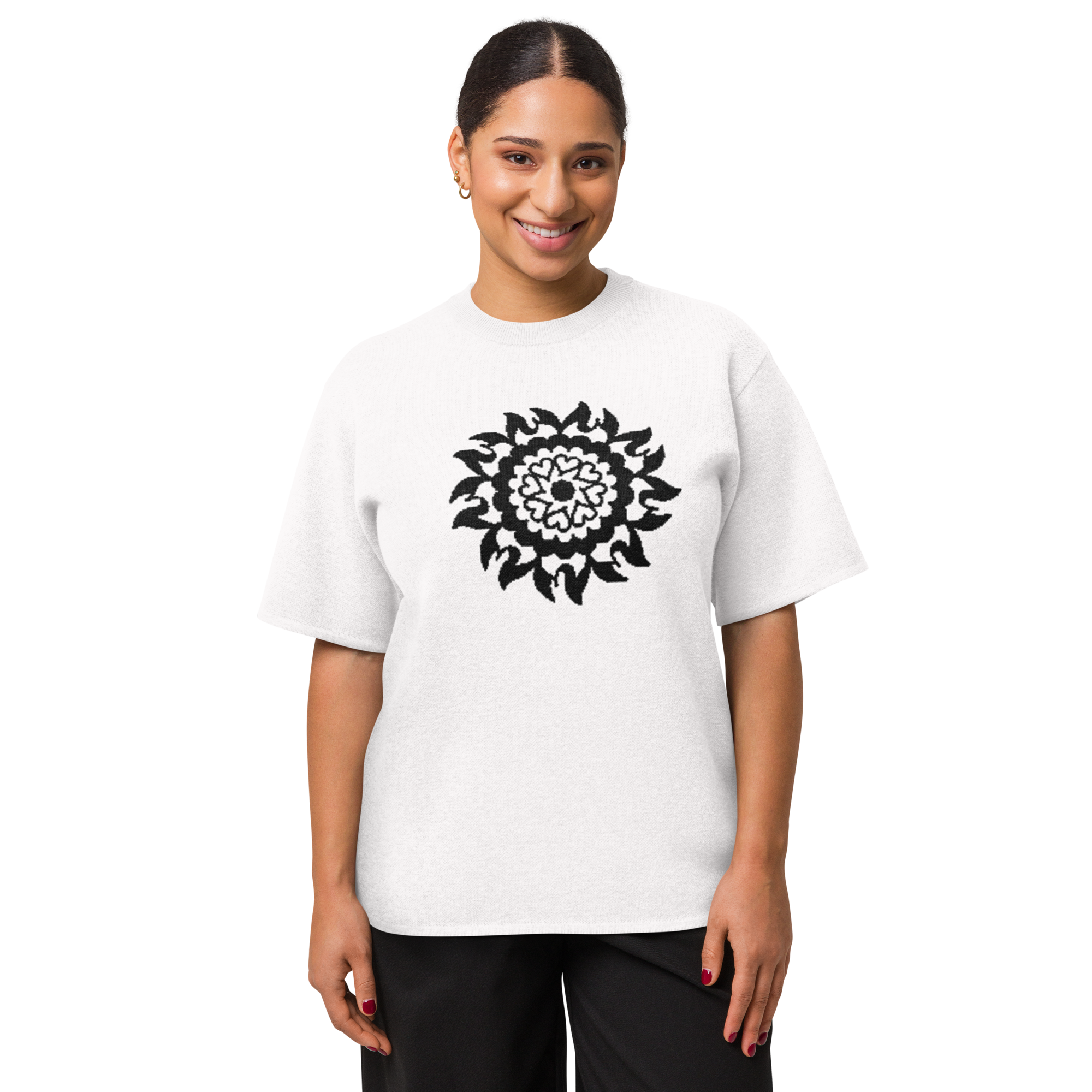 AXIS SOLAR FLAME MANDALA KNIT SHIRT